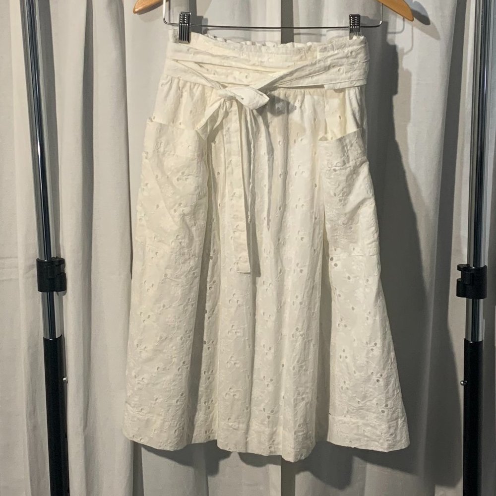 White Eyelet skirt from Jill Stuart